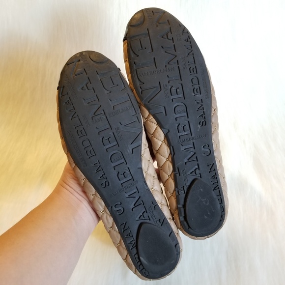 SAM EDELMAN | Taupe Quilted Flats - Picture 5 of 5